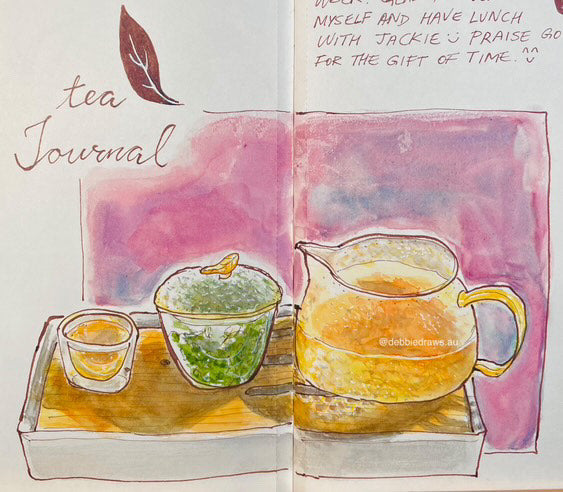 Brush & Brew: Tea Journal Watercolour Workshop (Finished)
